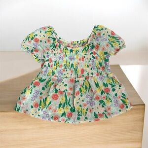 Cat & Jack Girls Floral Blouse